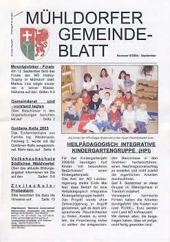 Mühldorfer Gemeindeblatt Nr. 06/2004 September