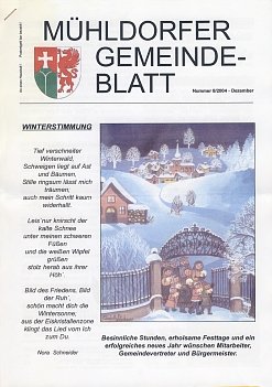 Mühldorfer Gemeindeblatt Nr. 08/2004 Dezember