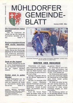 Mühldorfer Gemeindeblatt Nr. 02/2006 März