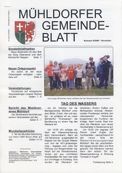Mühldorfer Gemeindeblatt Nr. 06/2006 November