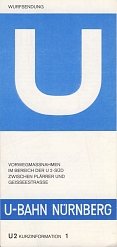 U-Bahn U2 Kurzinformation 1