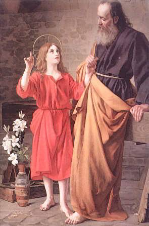Heiliger Joseph mit Jesusknabe