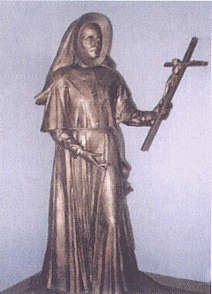 Statue der Heligen Maria De Mattias