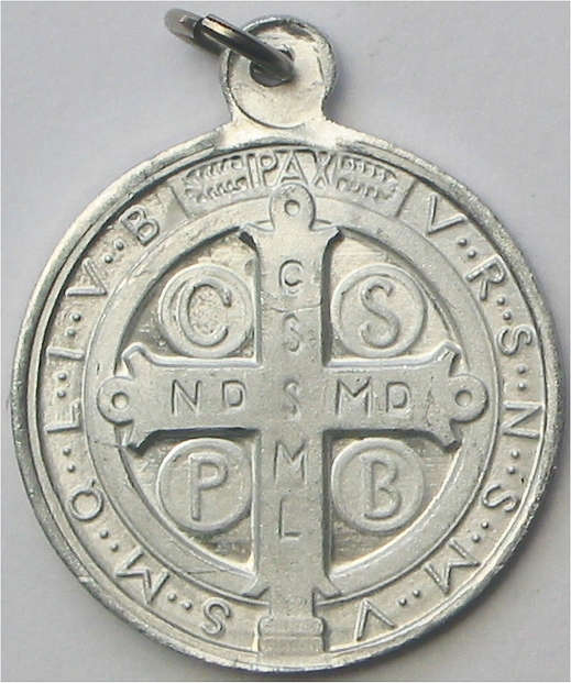 Benediktus-Medaille Rückseite