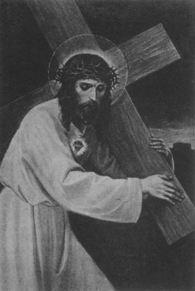 Jesus trägt das Kreuz