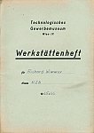 Werkstättenheft 2. Jahrgang 1965/66 Richard Wimmer